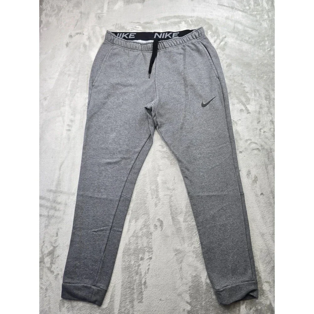 Nike Tech Fleece Joggers Men's XL Heather Gray Tapered Sweatpants.